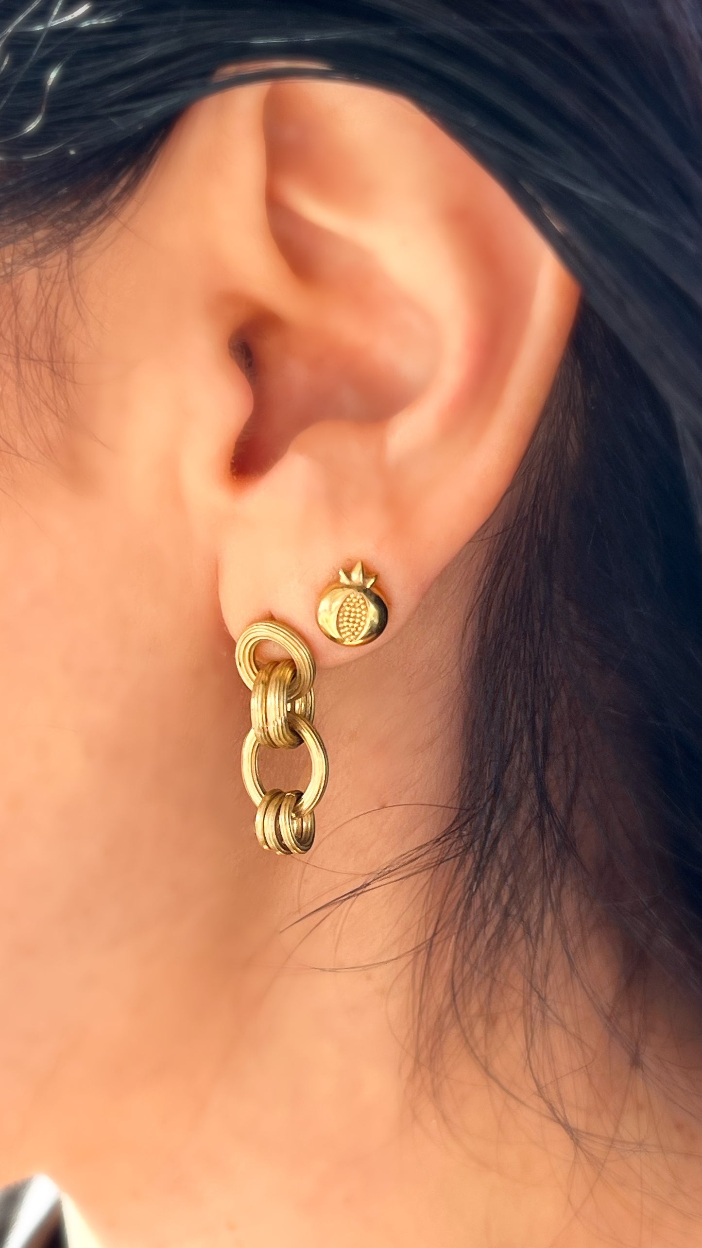 Pomgranate Earrings