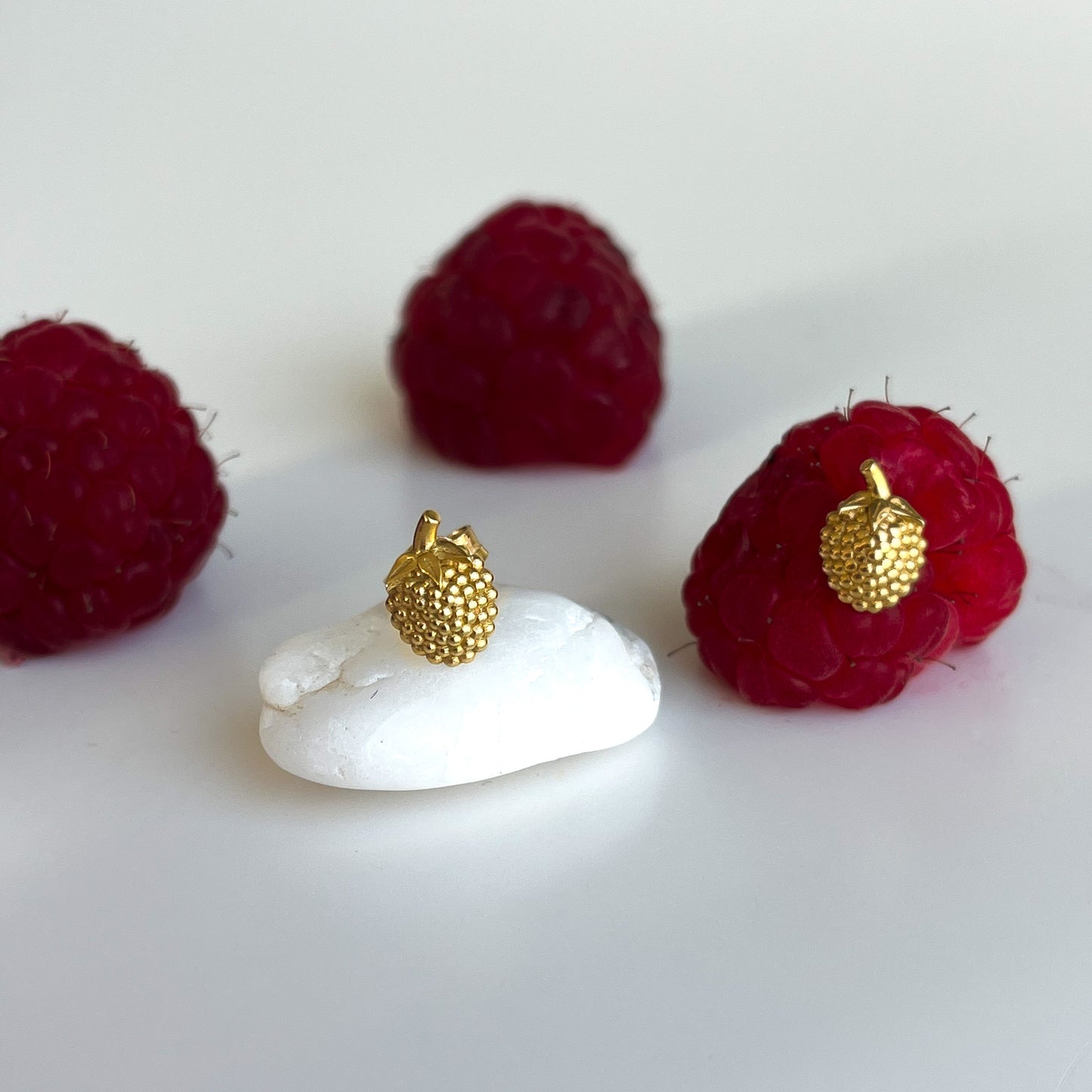 Raspberry Earrings