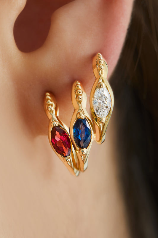 Octopus Hoop Earrings